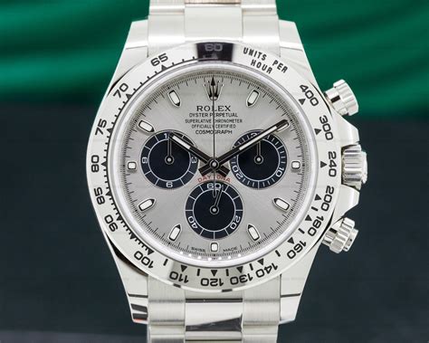 rolex daytona watch white gold|18k gold Rolex daytona.